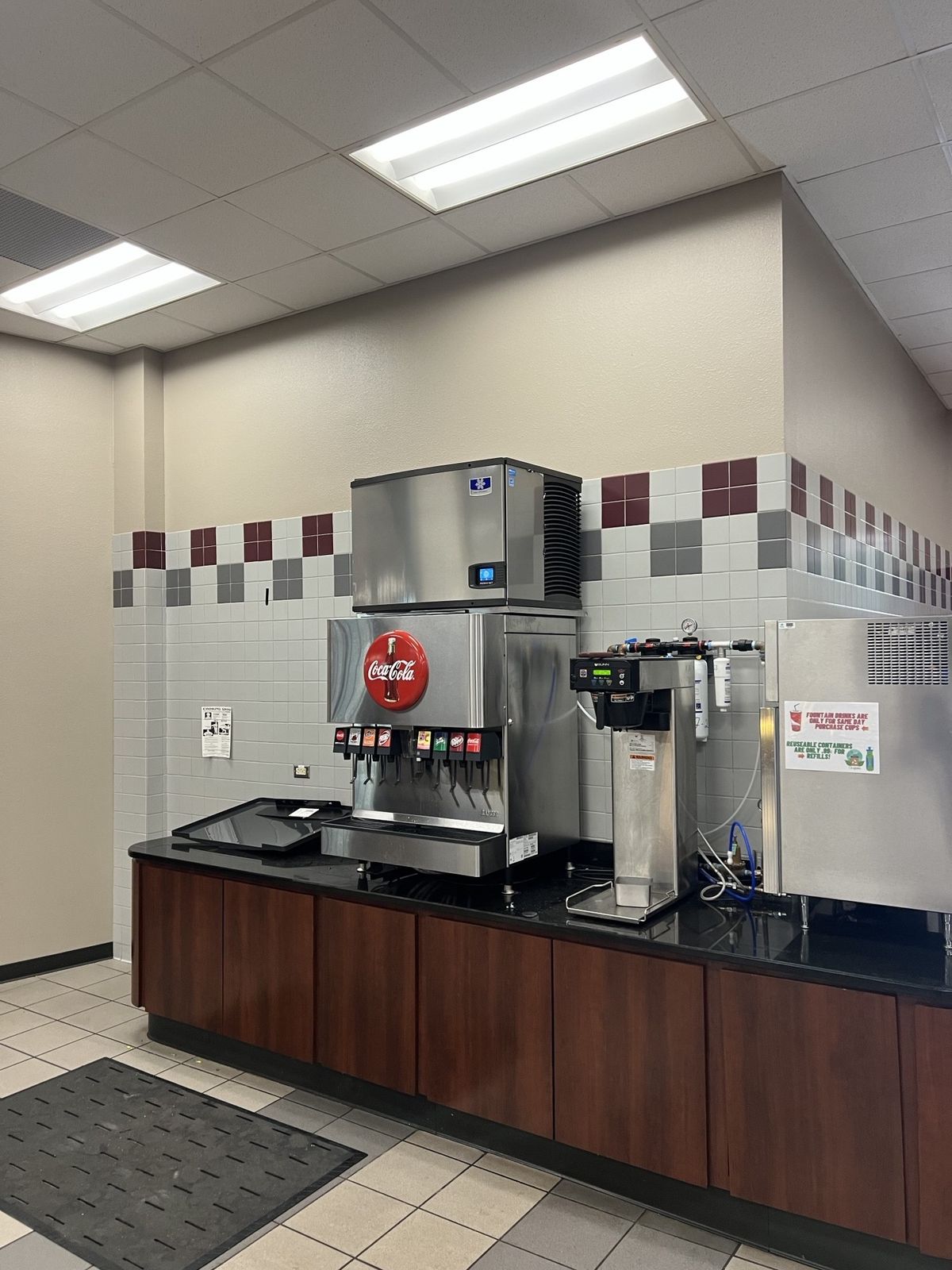 Restaurant beverage and coffee station equipment serviced by Guardian Air