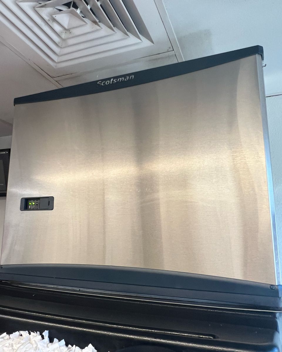 Commercial ice machine serviced by Guardian Air